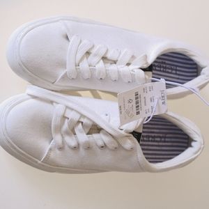 JCREW canvas tennis shoes